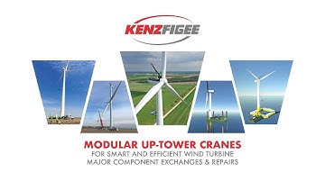 Modular up-tower cranes