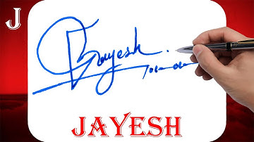Jayesh Name Signature Style | J Signature Style | Signature Style of My Name Jayesh