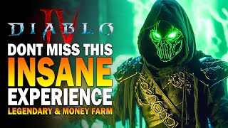 The BEST LEVELING XP &amp; Legendary Farm In Diablo 4 - Diablo 4 Level Fast