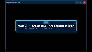 Add a Natural Language Interface to Oracle APEX Application