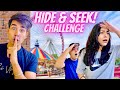 HIDE & SEEK IN A THEME PARK WITH MY BROTHER & SISTER | Rimorav Vlogs