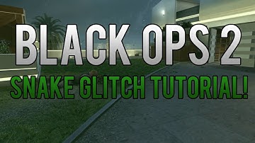 Black Ops 2: Snake Glitch Tutorial!