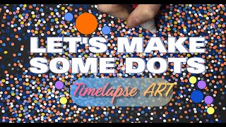 Pointillism as Meditation | Thinking While Making Art | Marker Timelapse