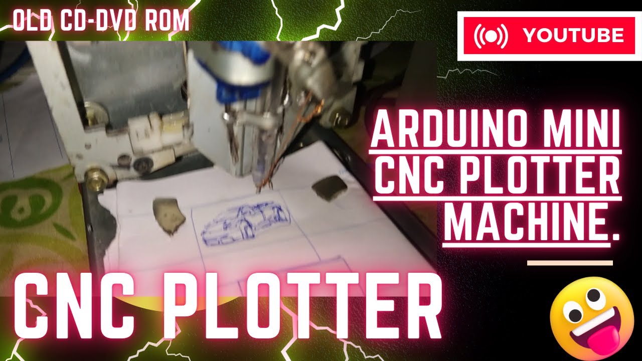 mini CNC Plotter using arduino uno. - YouTube