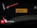2010 Corolla How To Setting The Clock Toyota 
