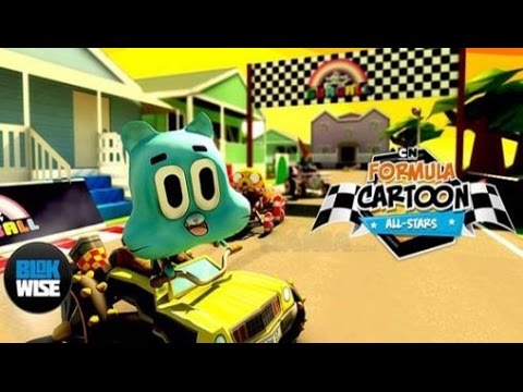 Race with Gumball and Finn in Formula Cartoon All-Stars