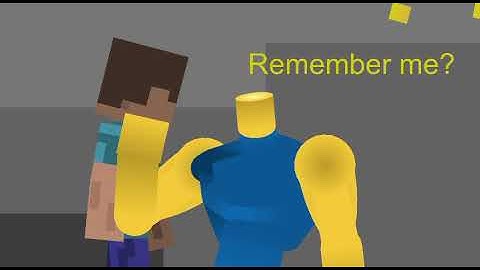 MC fight part-2: Steve VS Pillar Noob (Stick nodes)