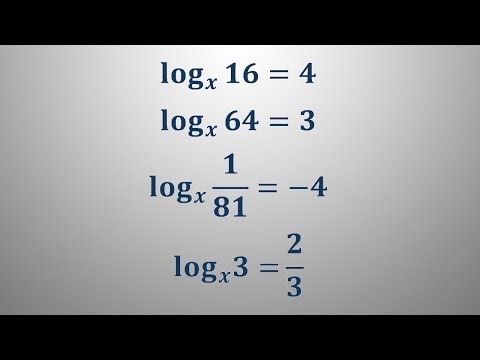 Video: Mis on 4 logaritmi seadust?