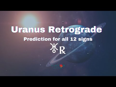 Video: Waarom is Uranus retrograde en draait hij op zijn kant?