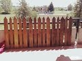 COSTRUIRE UNA STACCIONATA CON I PALLETS - How make a pallet fence