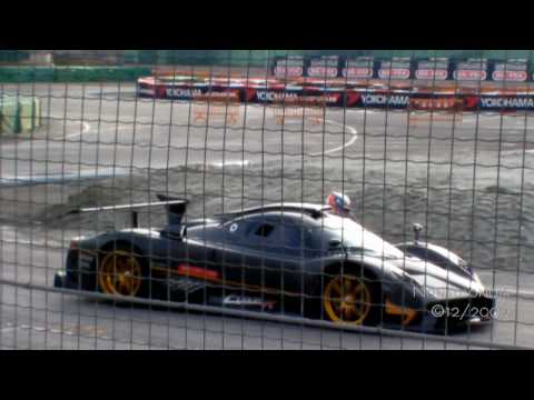 Pagani Zonda R and F racing at Bologna Motor Show 2009