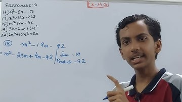 Q16-20 Ex14G Factorisation | ICSE Math Class 8 | S. Chand Solutions | OP Malhotra |