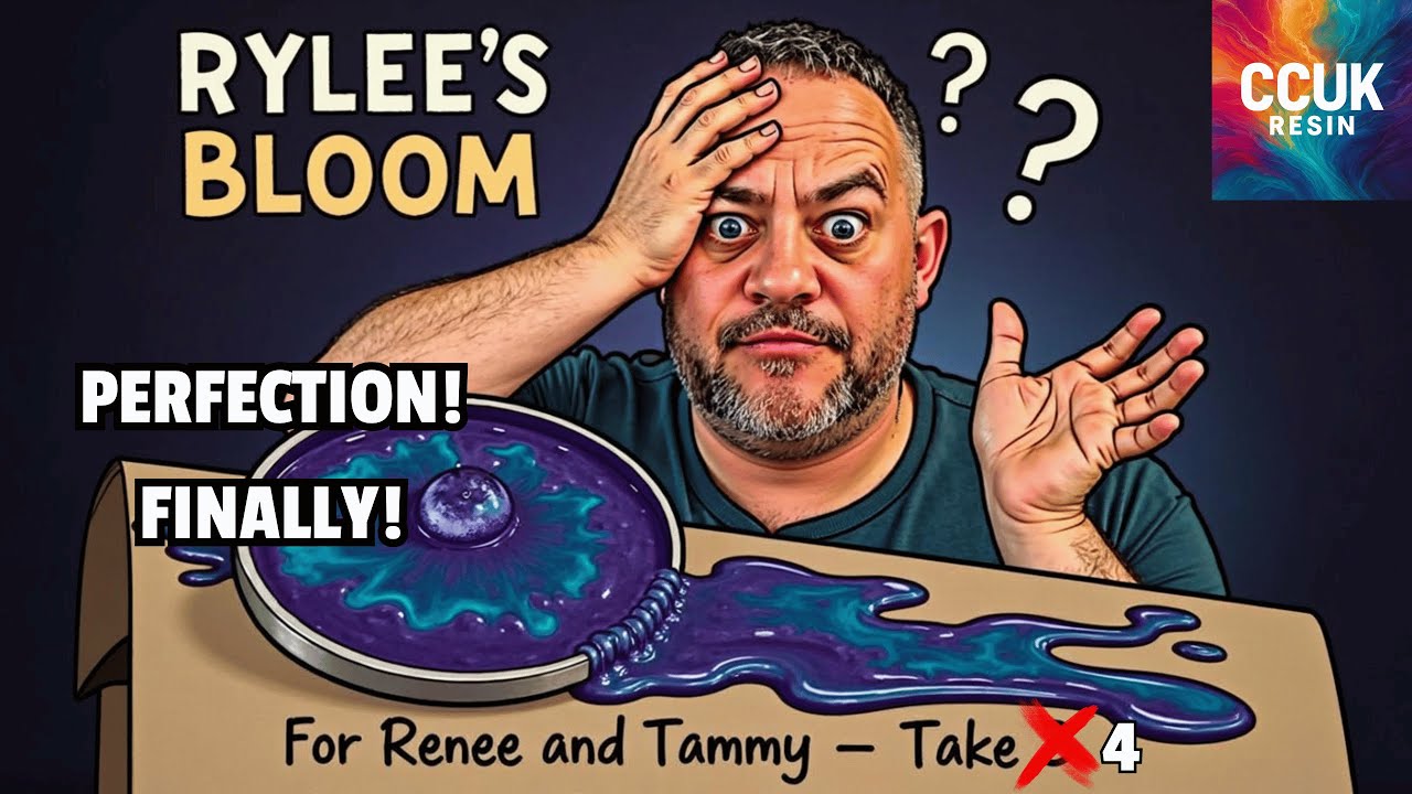 IS THIS THE PERFECT 3D BLOOM?!🌸Rylee’s FINAL Resin Bloom @HeartCreationsByRenee2 &@epoxym3that