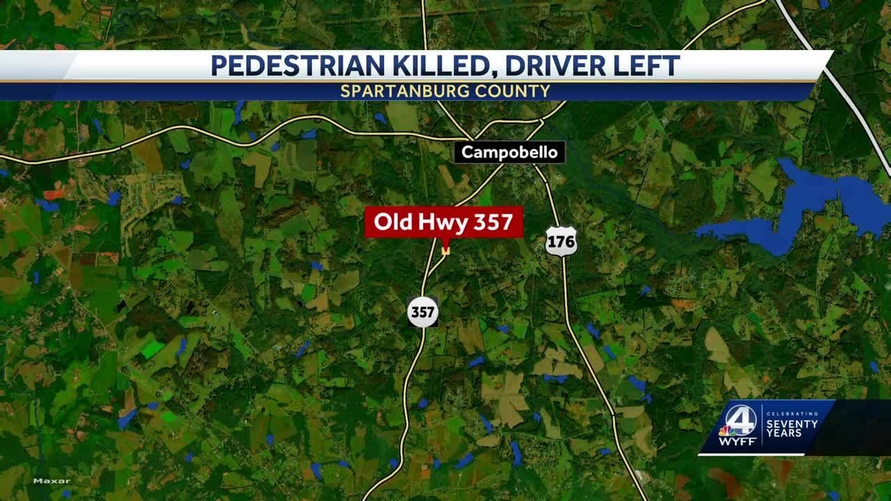 South Carolina man dies when he is hit by vehicle in Spartanburg County ...