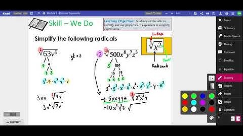 Simplifying Radicals Part 3