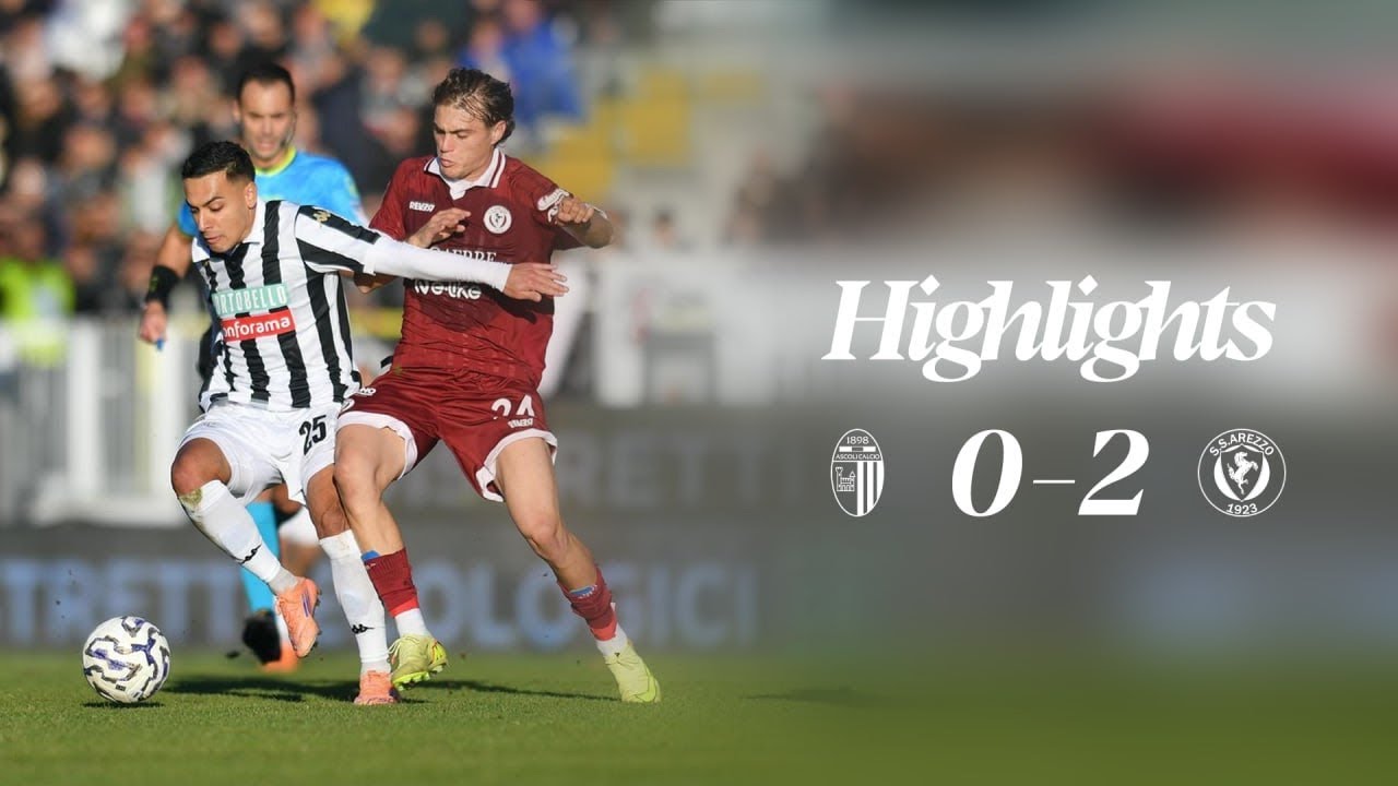 Highlights Ascoli-Arezzo 0-2