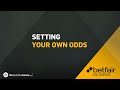 BETFAIR EXCHANGE  SETTING YOUR OWN ODDS - YouTube