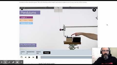 Setting up the mass vs period lab in Pivot