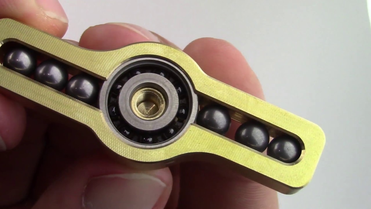 Fidget Boss Brass Fidget Bi-Spinner - 606 Hybrid Ceramic Bearing Review