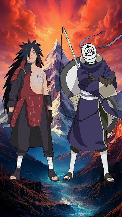 Madara vs Obito #naruto #madara #obito
