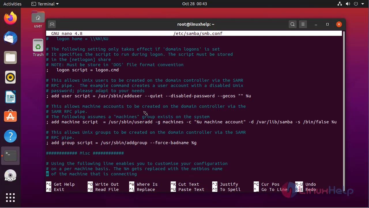 How To Install Samba On Ubuntu 4 1 Linuxhelp Tutorials