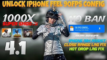 🔥90 FPS+SUPER SMOOTH CONFIG BGMI 4.1 | BGMI LAG FIX CONFIG 4.1 | 120 FPS LAG FIX CONFIG PUBG 4.1
