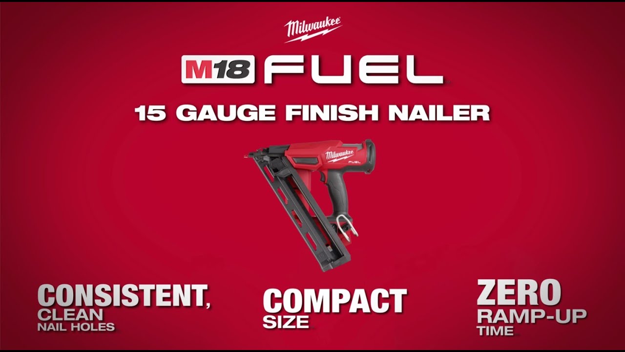 M18 FUEL 15 Gauge Finish Nailer