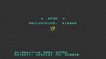 CC16 Live: "ZX Spectrum Tiny Intro (256b)" #4 -  