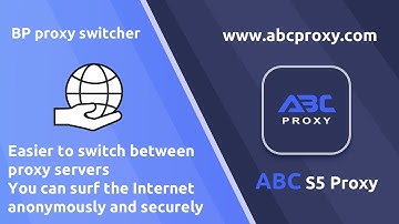 ABCproxy and BP Proxy Switcher Extension Settings on Chrome Browser.