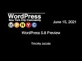 WordPress 5.8 Preview