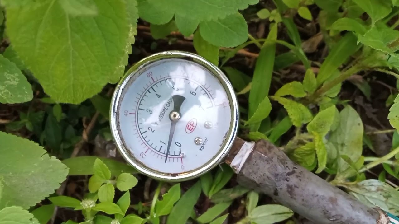 pressure gauge ကို သုံးပြီး အမြင့်တိုင်းနည်း