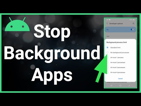 Video: Hoe voorkom ik dat apps op de Android-taart op de achtergrond worden uitgevoerd?