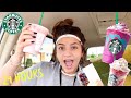 I ATE ONLY STARBUCKS  FOOD FOR A DAY !CHALLENGE .!