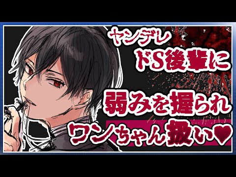 【ASMR女性向け】ヤンデレドS小悪魔の後輩に弱みを握られ、体の隅々まで支配され逃げられない...【調教/ボイス彼氏/シチュエーションボイス】