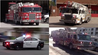 [1 HOUR] Fire Trucks & Police Responding Compilation  Best of 2019