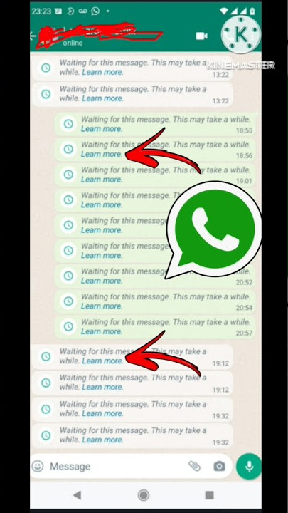 Whatsapp Masseg Waiting Learn Solved #technicalfardeen #virelvideo #whatsapp #trending