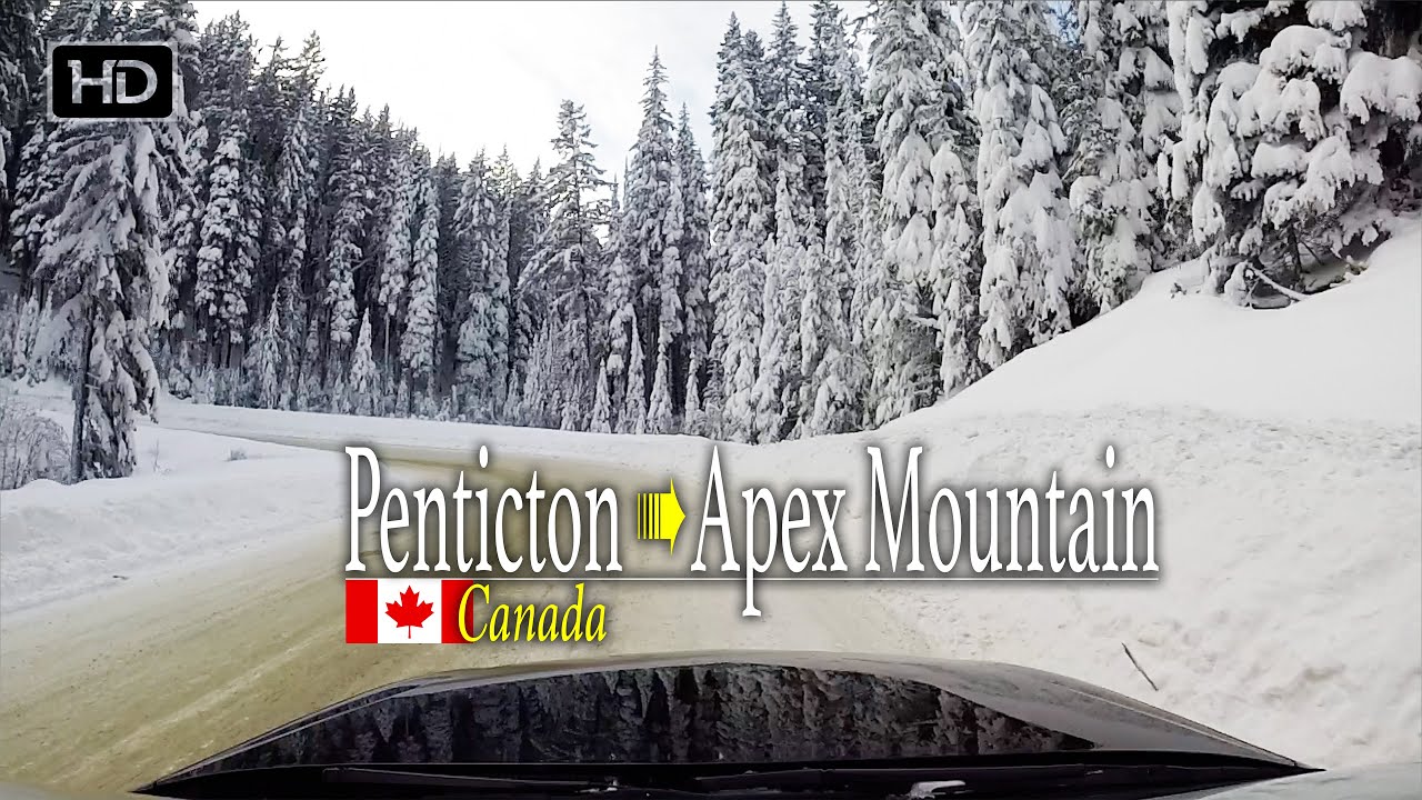 Drive from Penticton to Apex Mountain Resort - Scenic Drive BC Canada 🇨🇦