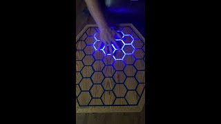 Hexagon Smart Table | interactive table | resin table | sensor table | epoxy table | Wise Table