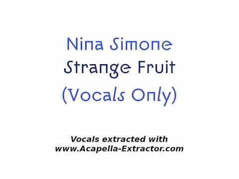 EXTRACTED VOCALS / Nina Simone - Strange Fruit