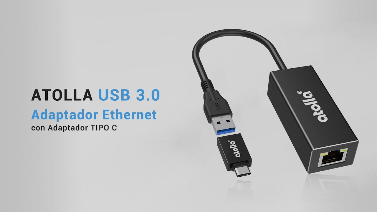 atolla Adaptador Ethernet USB 3.0 Gigabit