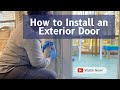 Install and Weatherize an Exterior Patio Door