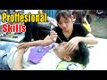 Beautiful Girl with Eye Ear Face Cleaning & Body Care with Proffesional Skills Baber Shop In Vietnam