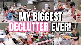 MY BIGGEST DECLUTTER EVER! | EXTREME DECLUTTER + ORGANIZE + DEEP CLEAN WITH ME