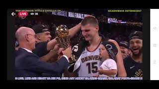 NBA FiNALS MVP Award for Nikola Jokic "The Joker"