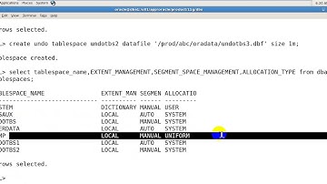 Oracle DBA Training:4 Tablespace Management (Part-2)