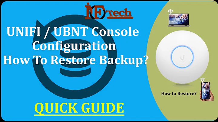 how to restore Console Backup UBNT Unifi UBIQUITI Device controller