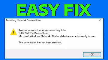 How To Fix The Local Device Name is Already in Use Error