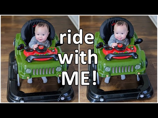 Five Month Old Baby Drives a Jeep Wrangler Baby Walker | Benry Plays -  YouTube