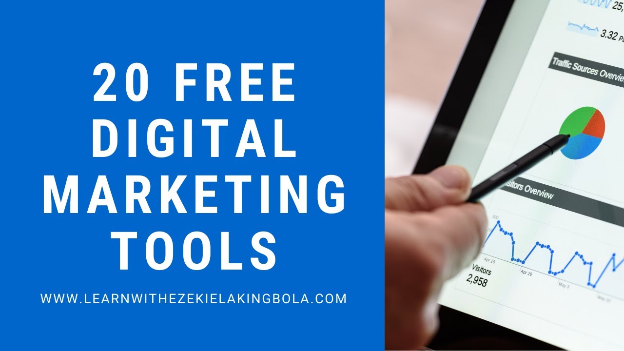20 FREE DIGITAL MARKETING TOOLS