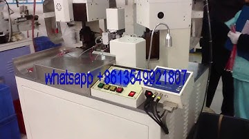 full automatic double wire  crimping machine video